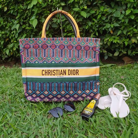 bolsa praia christian dior